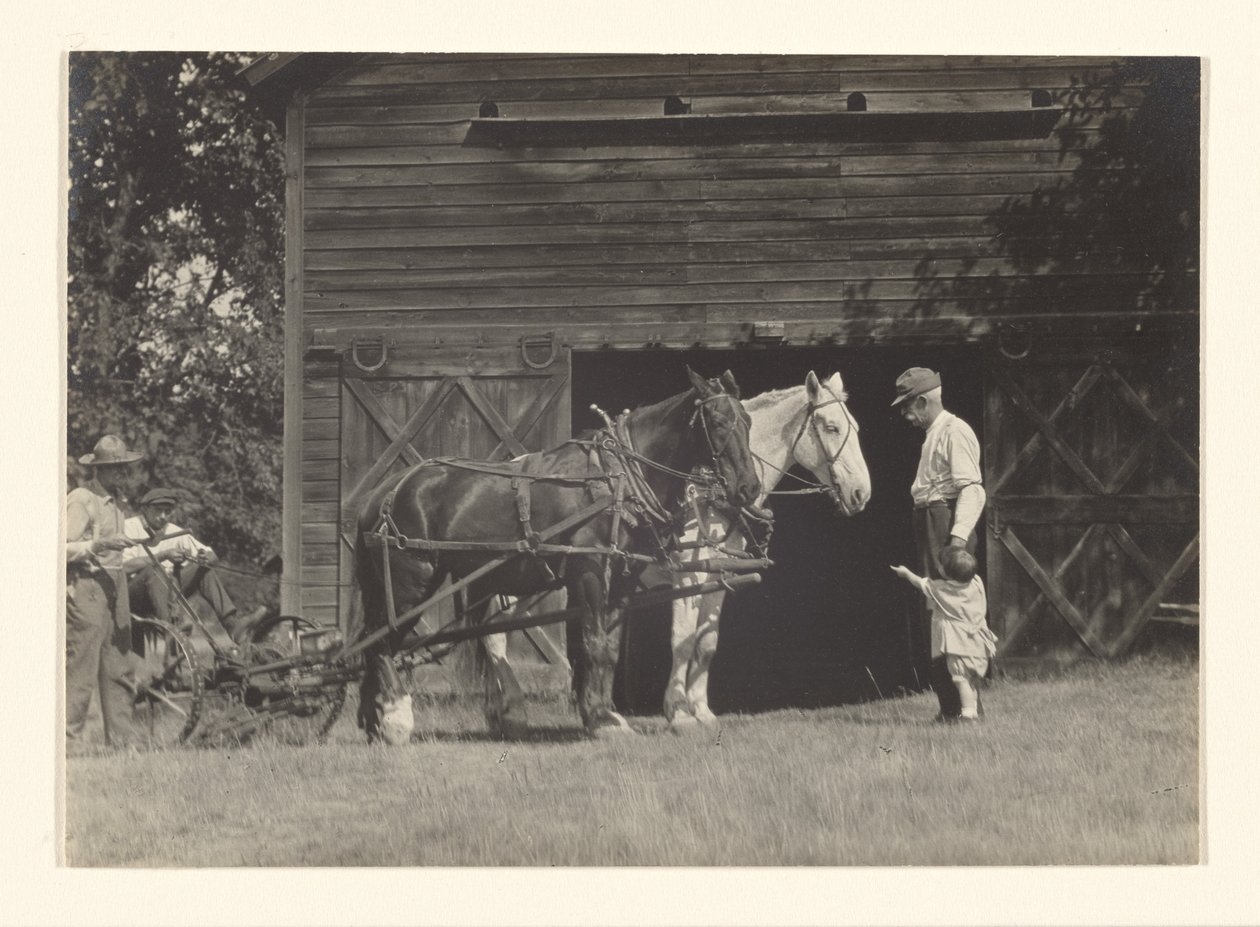 [Yvonne Boursault, Fred Varnum és két azonosítatlan férfi, Lake George] alkotó: Alfred Stieglitz