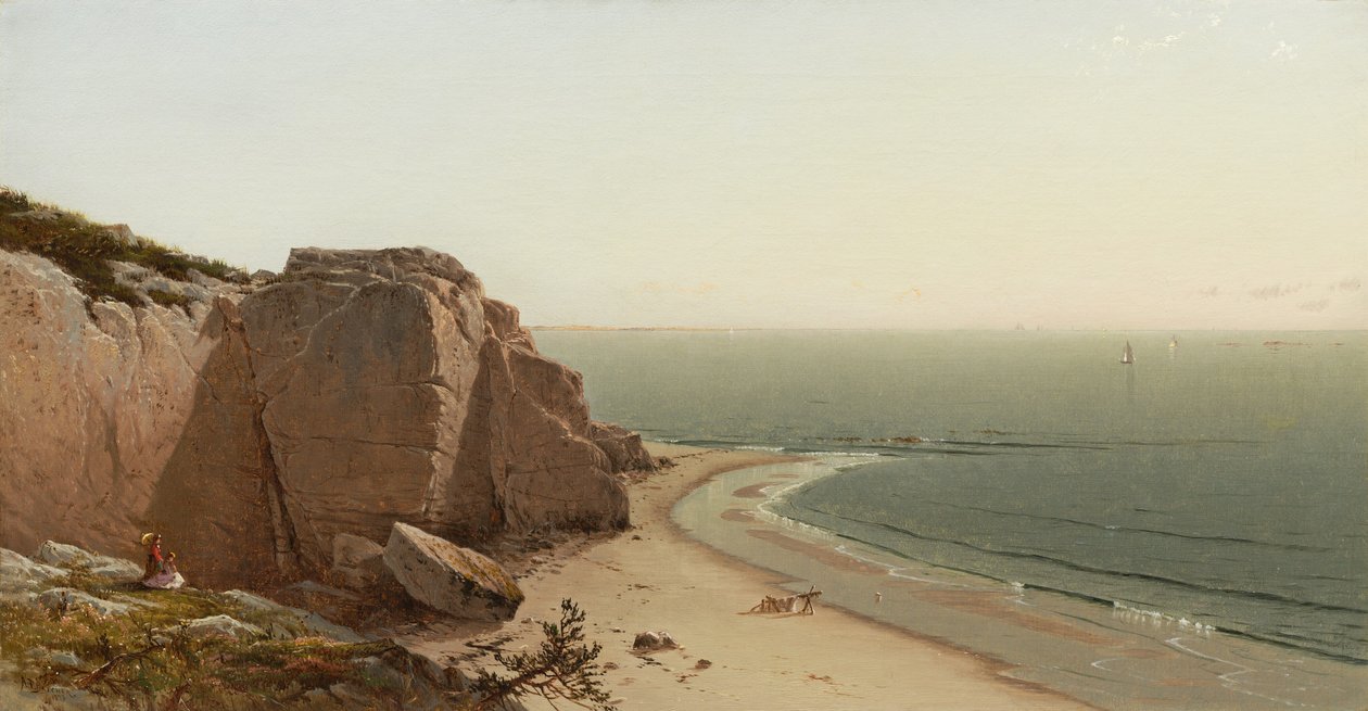 Egy csendes nap Manchester közelében, 1873. alkotó: Alfred Thompson Bricher