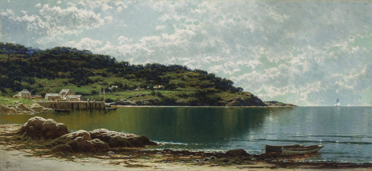 Maine Coast mentén, 1885 körül alkotó: Alfred Thompson Bricher