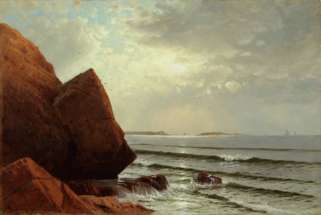Reggel, Cape Ann 1875 (Olaj, vászon) alkotó: Alfred Thompson Bricher