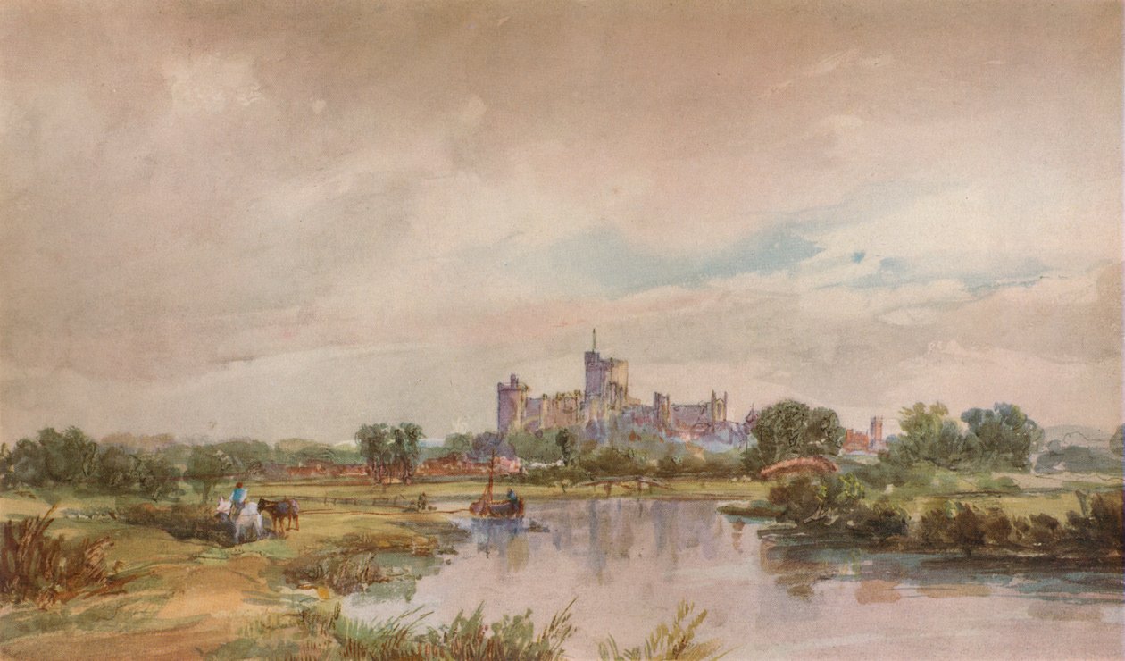 „A kastély a folyó mellett”, 1851, 1938 alkotó: Alfred Vickers
