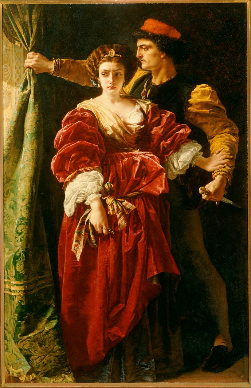 Lucrezia Borgia, 1863 alkotó: Alfred W. Elmore