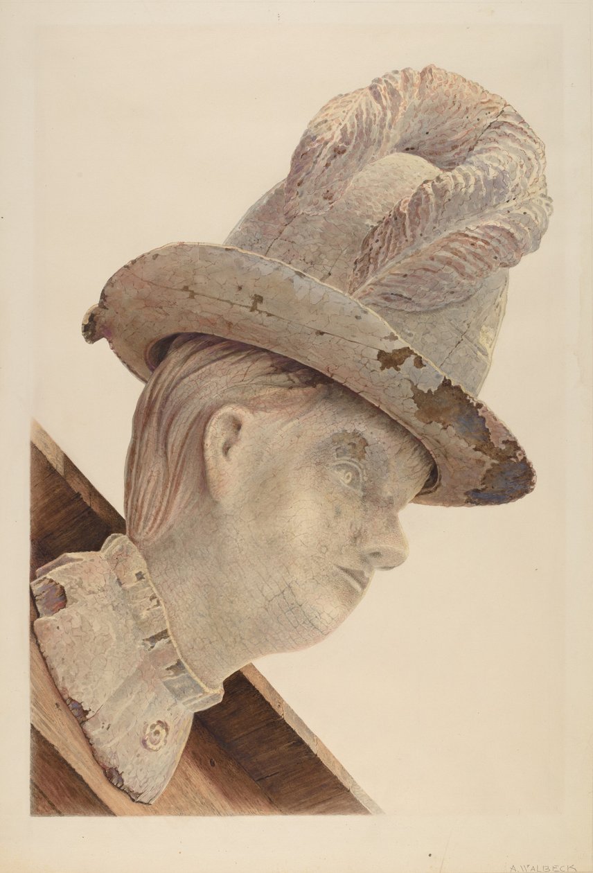 Orrszobor alkotó: Alfred Walbeck