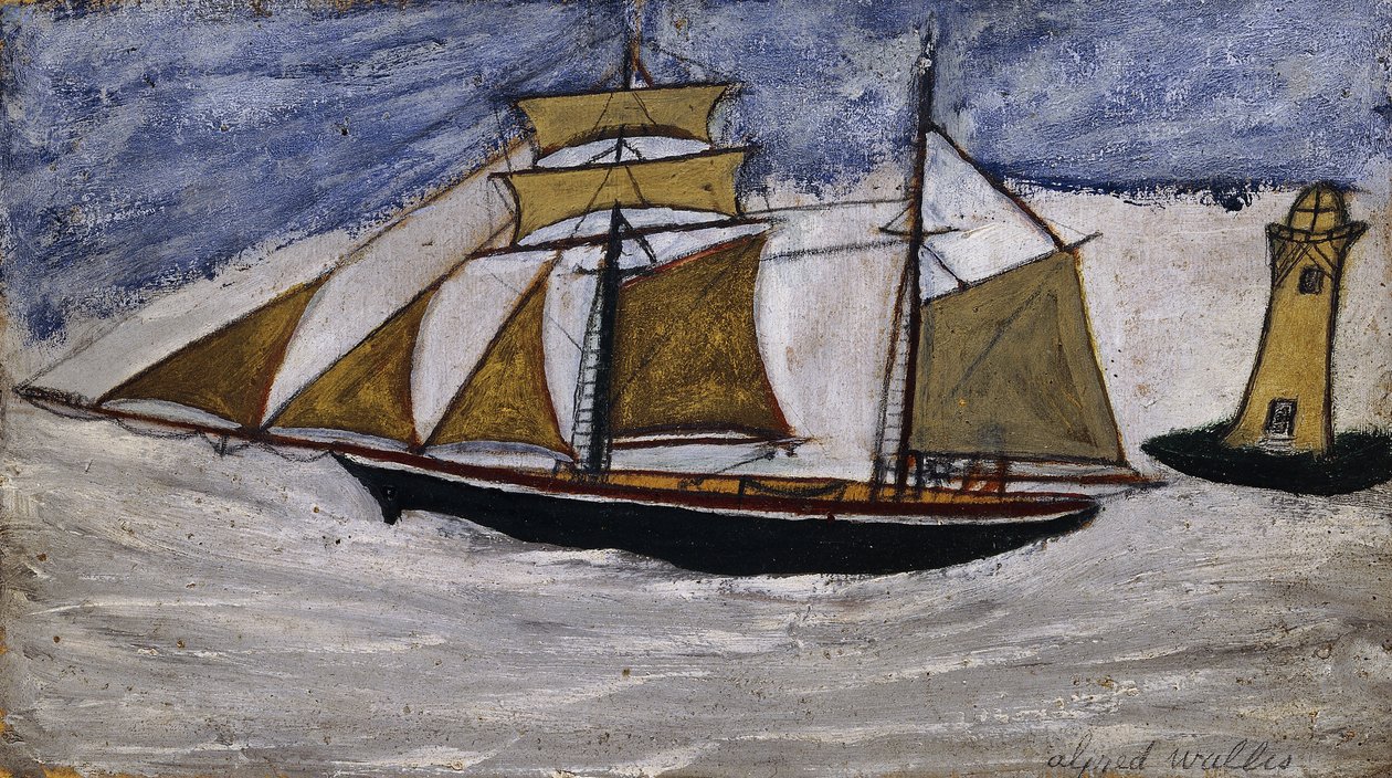 Hajó és világítótorony alkotó: Alfred Wallis
