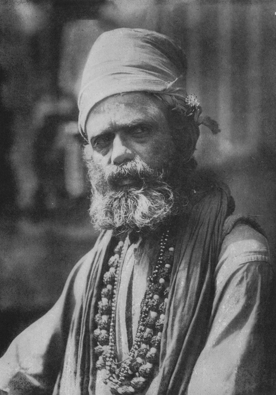 Hindu Sanywassi vagy vallási aszkéta, 1890, 1910 alkotó: Alfred William Amandus Plate