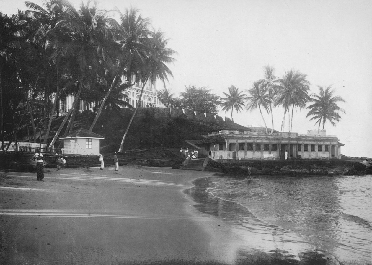 Mount Lavinia Hotel és Fürdőpavilon, 1890, 1910 alkotó: Alfred William Amandus Plate