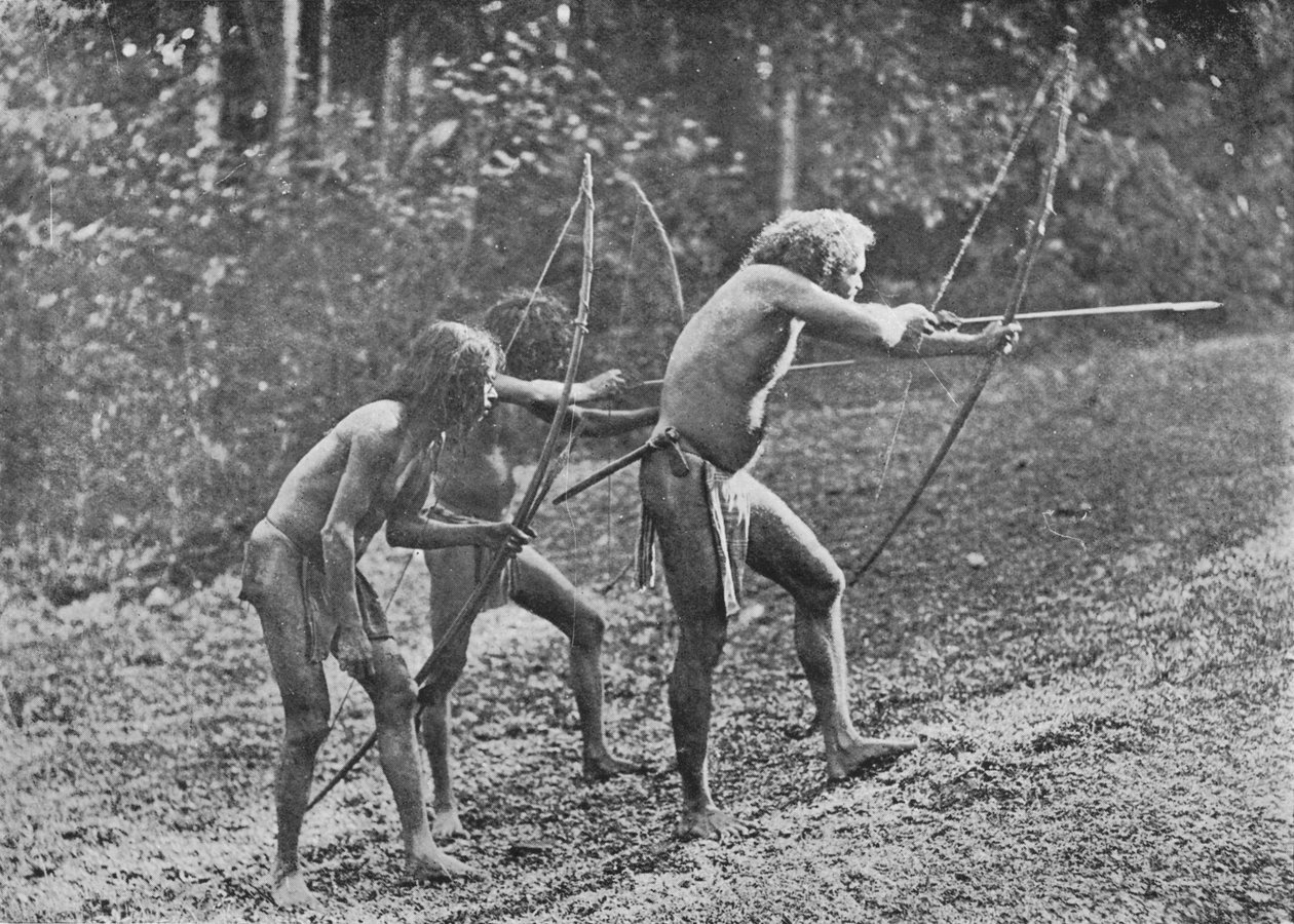 Veddahs or Wild Men, c1890, 1910 alkotó: Alfred William Amandus Plate