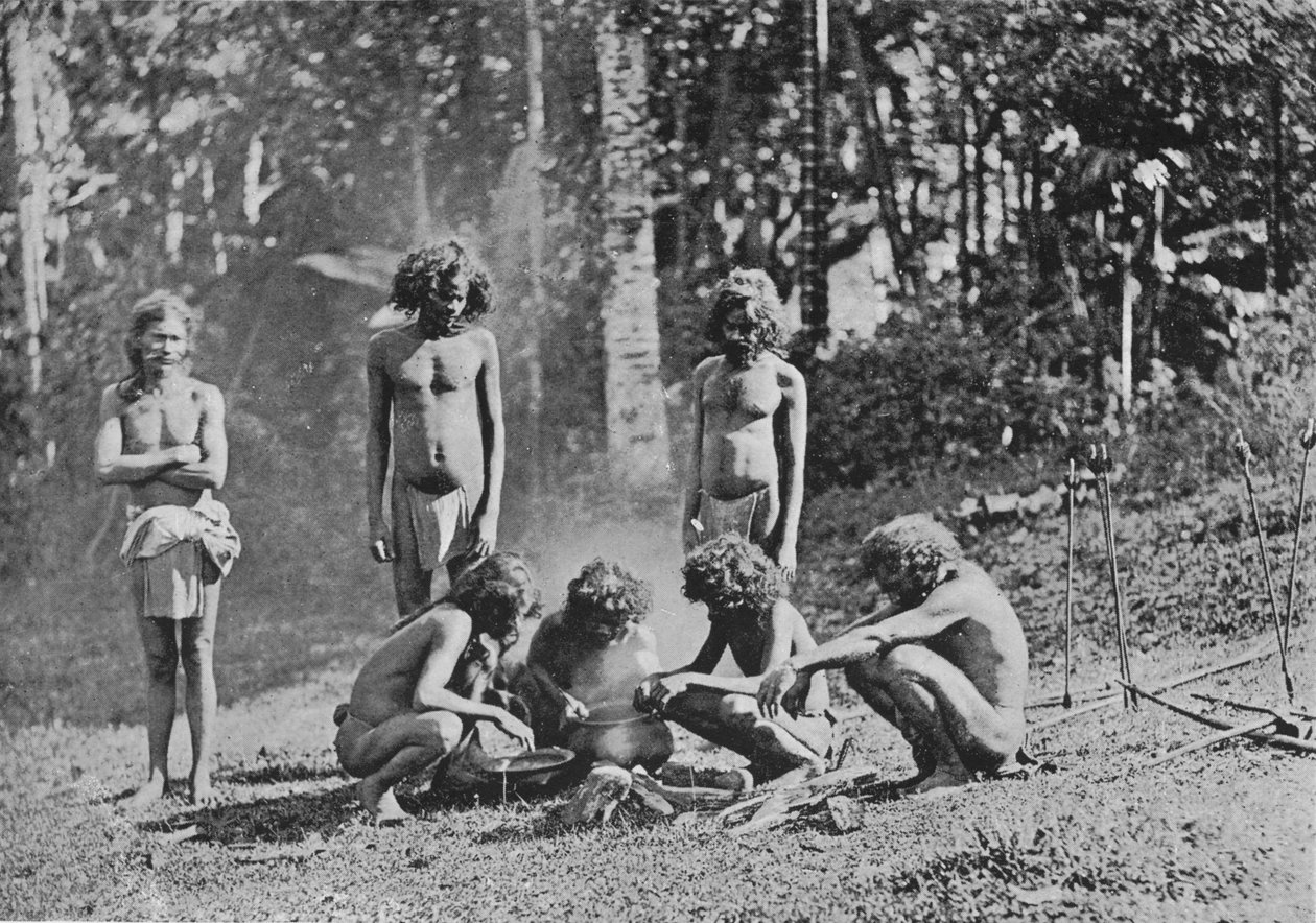 Veddahs or Wild Men, c1890, 1910 alkotó: Alfred William Amandus Plate