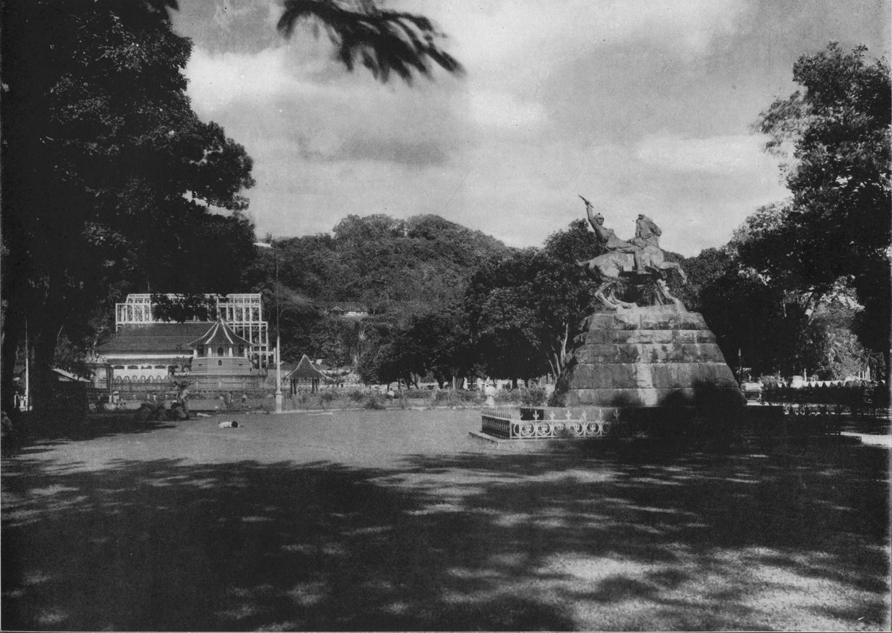 Victoria Esplanade, Kandy, Ceylon, 1890, 1910 alkotó: Alfred William Amandus Plate
