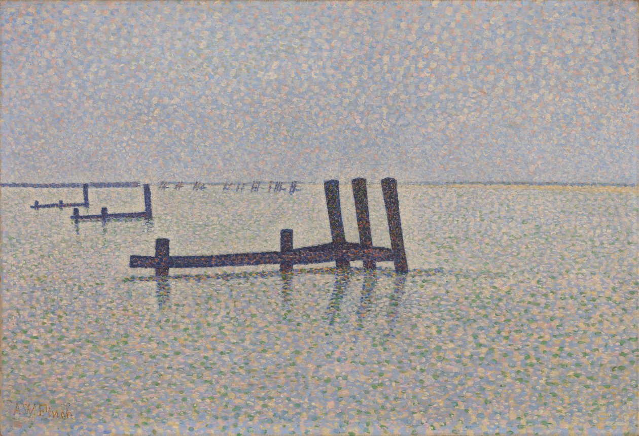 A csatorna Nieuwpoortban, c. 1889 alkotó: Alfred William Finch