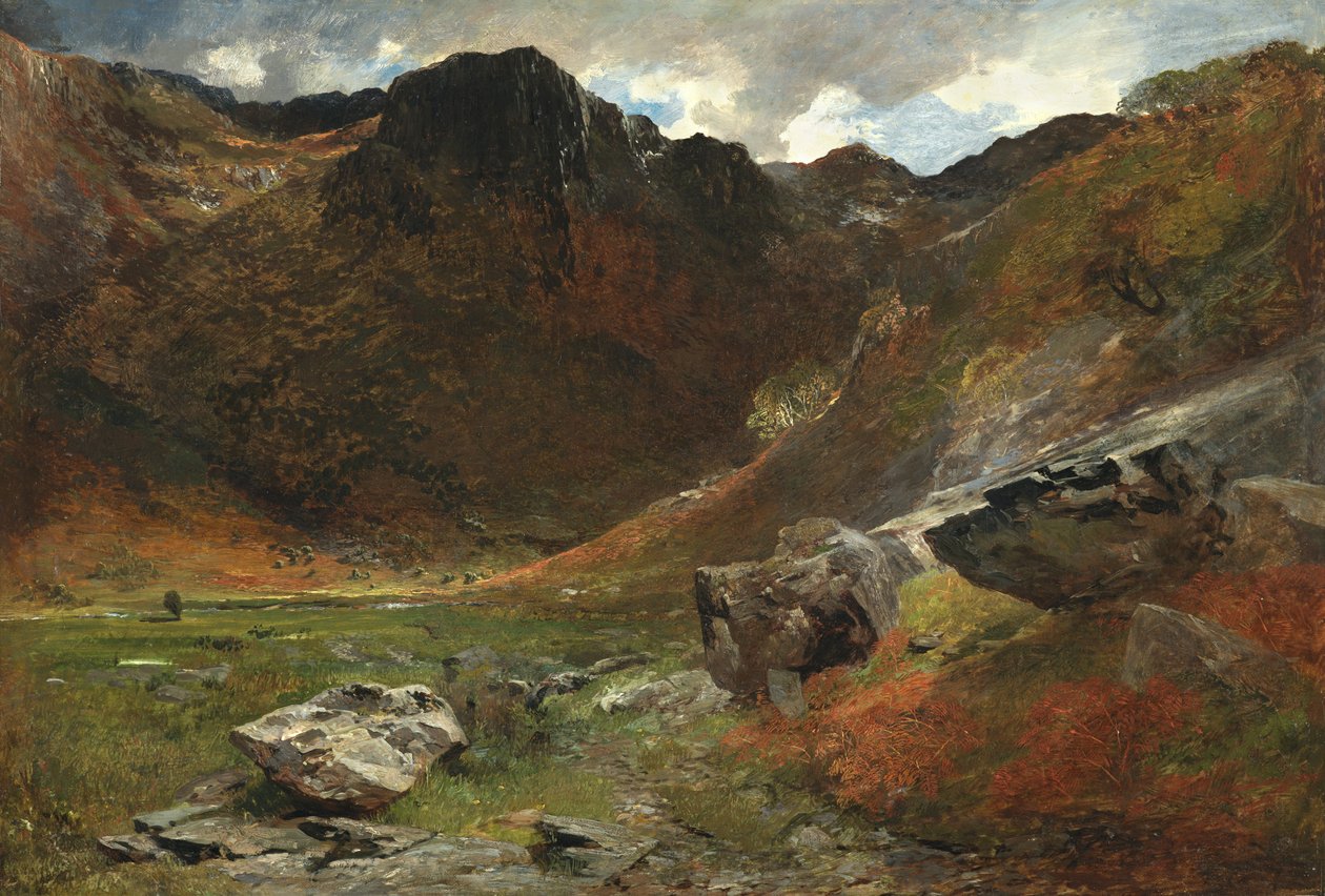 Egy Marshy Glen a természetből alkotó: Alfred William Hunt
