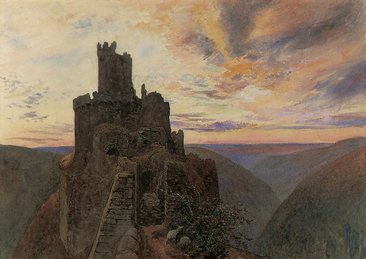Ehrenburg a Mosel-parton alkotó: Alfred William Hunt