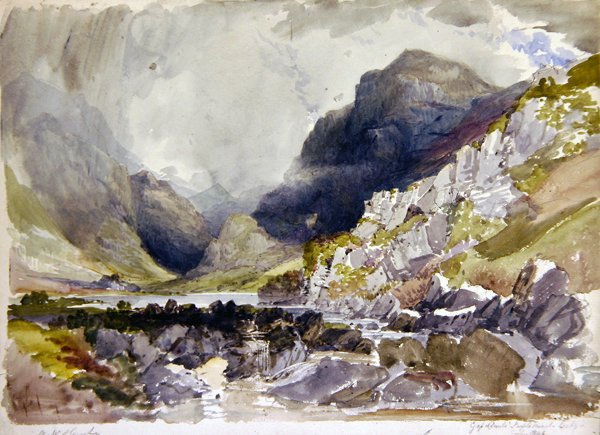 Dunloe Purple Mount szakadéka alkotó: Alfred William Hunt