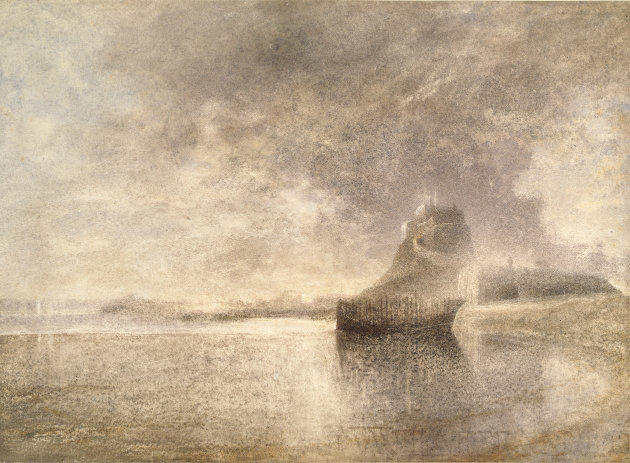 Holy Island Castle, Northumbria, 1882-3 alkotó: Alfred William Hunt