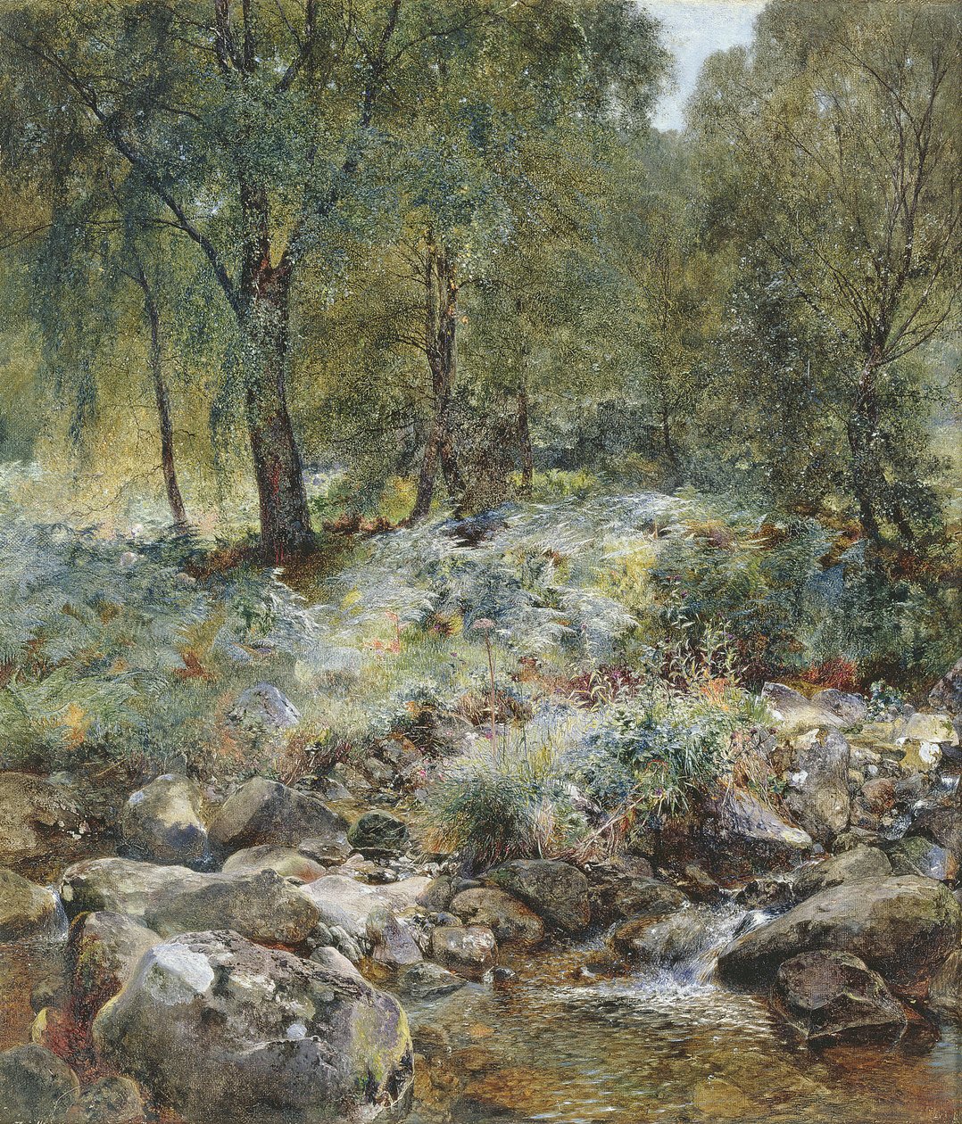Amikor a levelek forogni kezdenek, 1856 alkotó: Alfred William Hunt