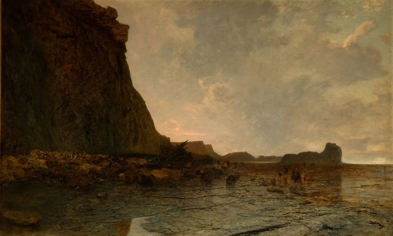 Whitby Scaur, Yorkshire, 1896. alkotó: Alfred William Hunt