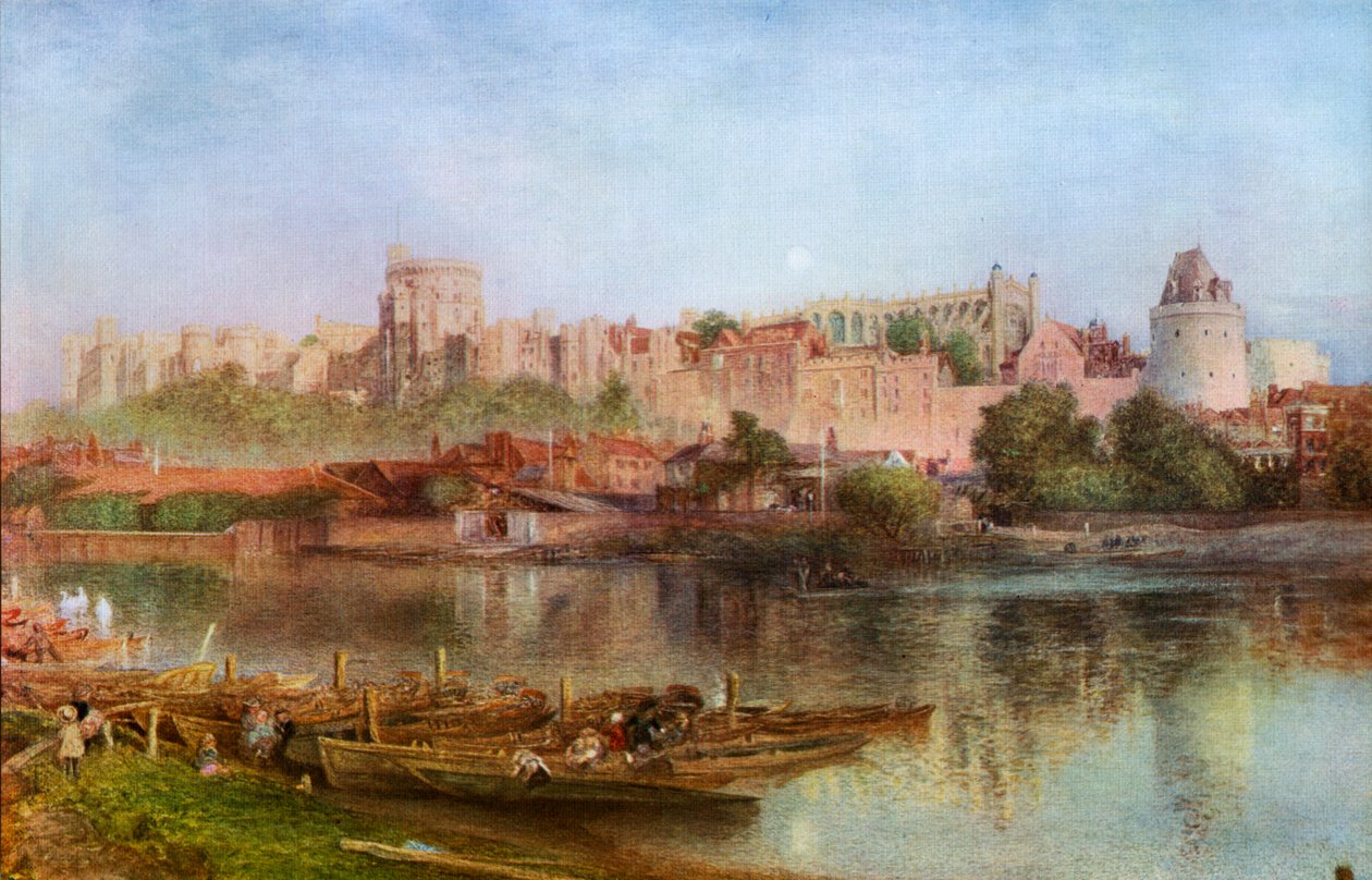 Windsori kastély, 1889, 1912. alkotó: Alfred William Hunt