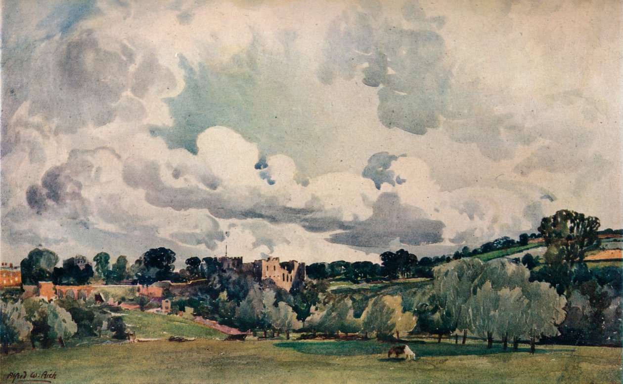 Ludlow-kastély, 1880 alkotó: Alfred William Rich