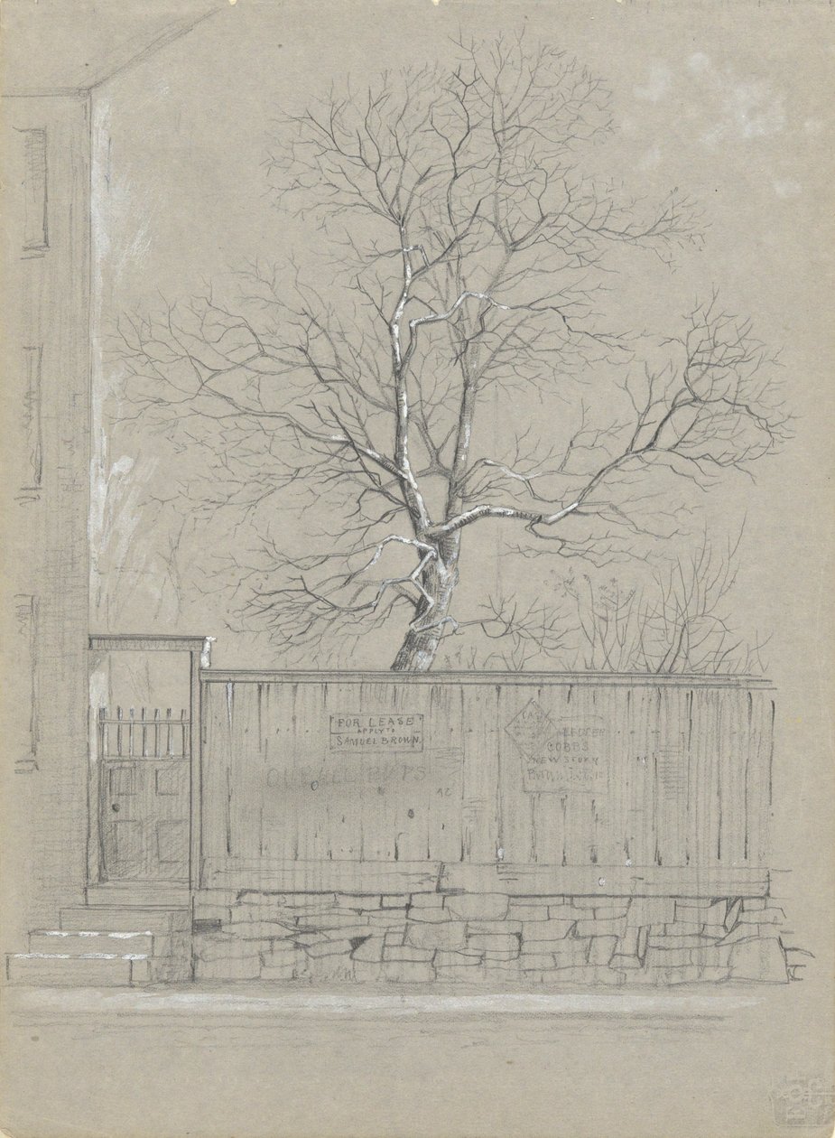Billboard és a fa alkotó: Alfred Wordsworth Thompson