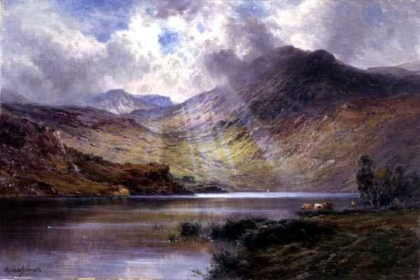 Ben Lomond (olaj, vászon) alkotó: Alfred de Breanski
