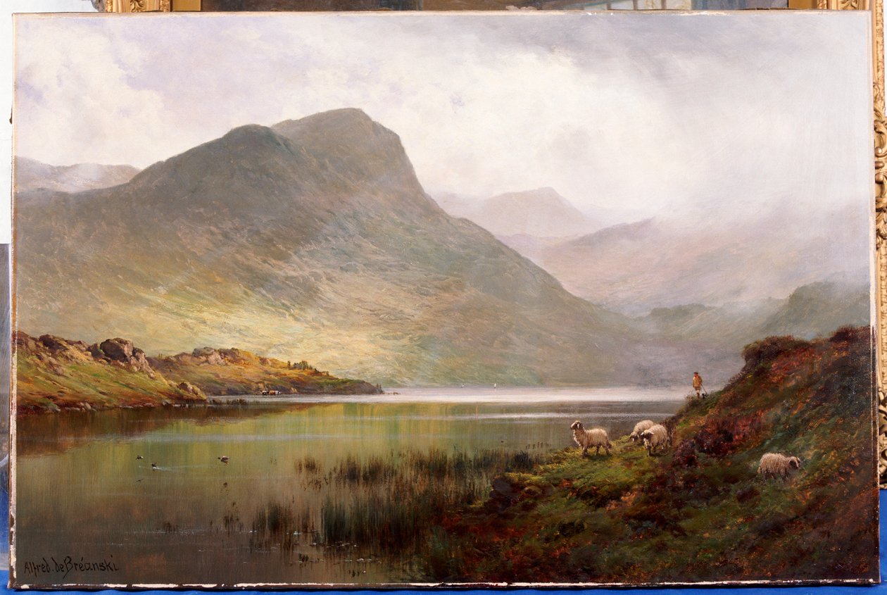 Loch Ness alkotó: Alfred de Breanski