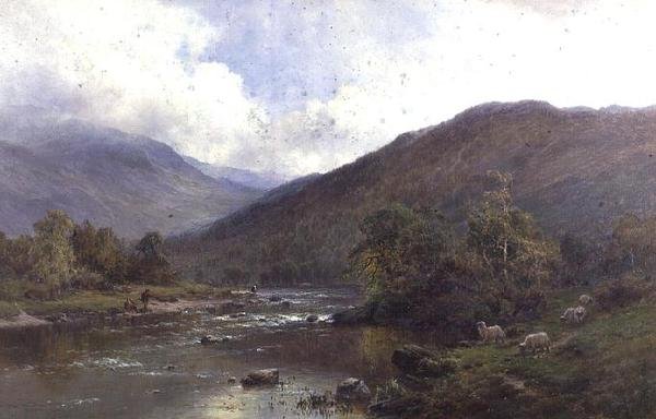 A Dee Balmoral közelében alkotó: Alfred de Breanski
