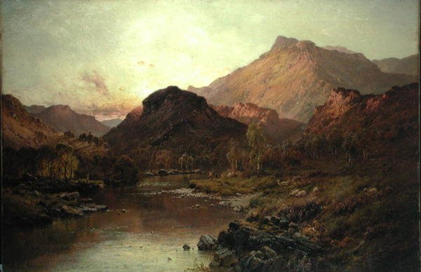 Ben Nevis völgye (olaj, vászon) alkotó: Alfred de Breanski