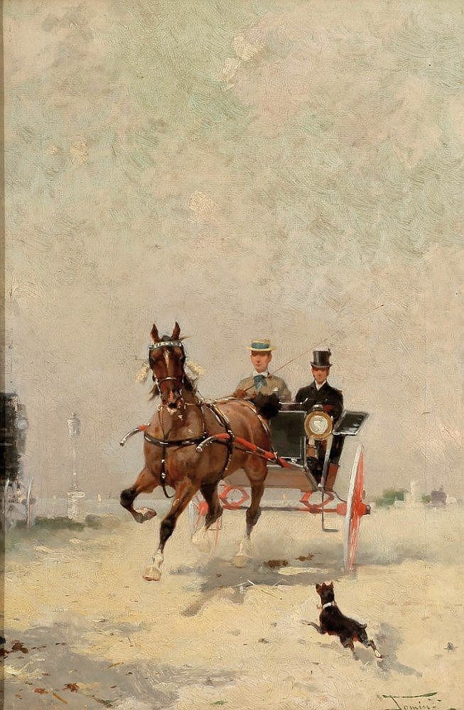 Kocsikázás alkotó: Alfredo Tominz