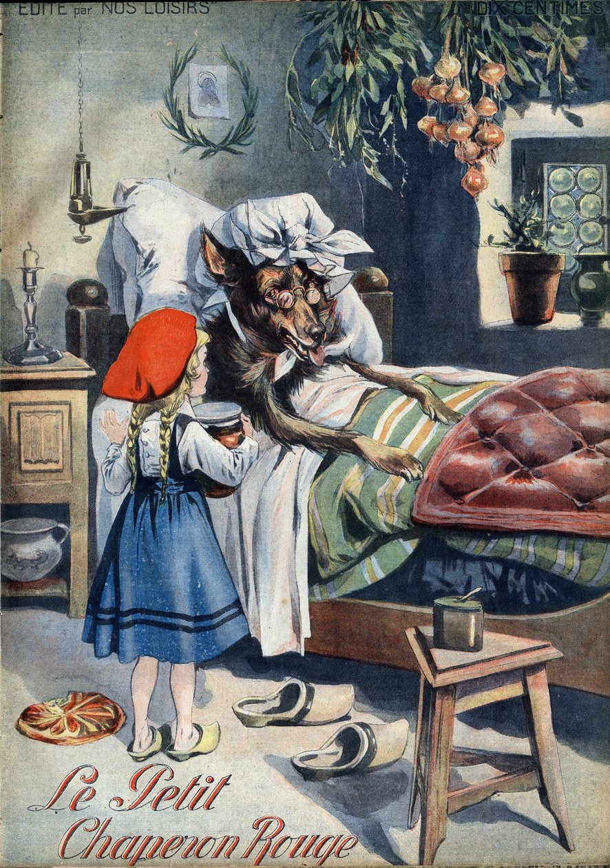 Piroska. Népmese. Vaccari és Carrey illusztrációja a „” Les beaux tales”” „” Nos loisirs””” gyűjteményben 1910 körül. Magángyűjtemény. alkotó: Alfredo and Carrey Vaccari