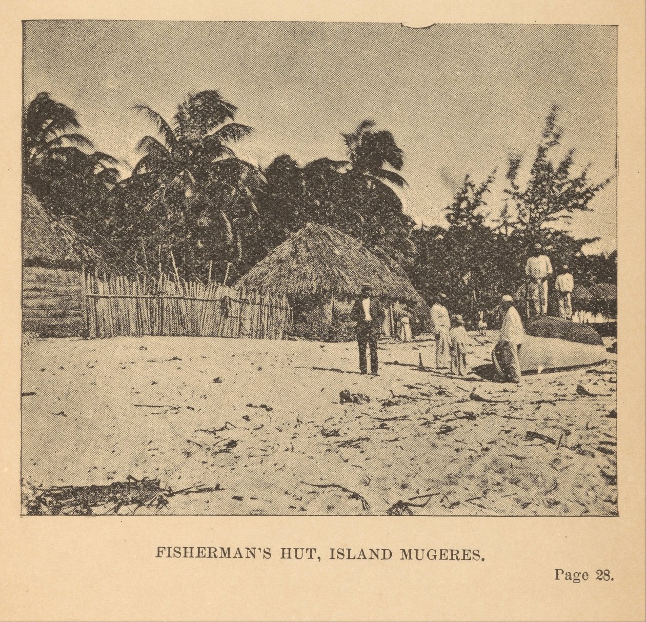 Halászkunyhó, Isla Mujeres alkotó: Alice D. Le Plongeon
