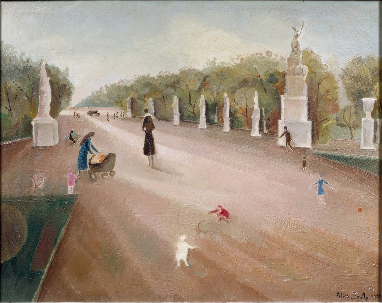 Im Jardin du Luxembourg alkotó: Alice Bailly