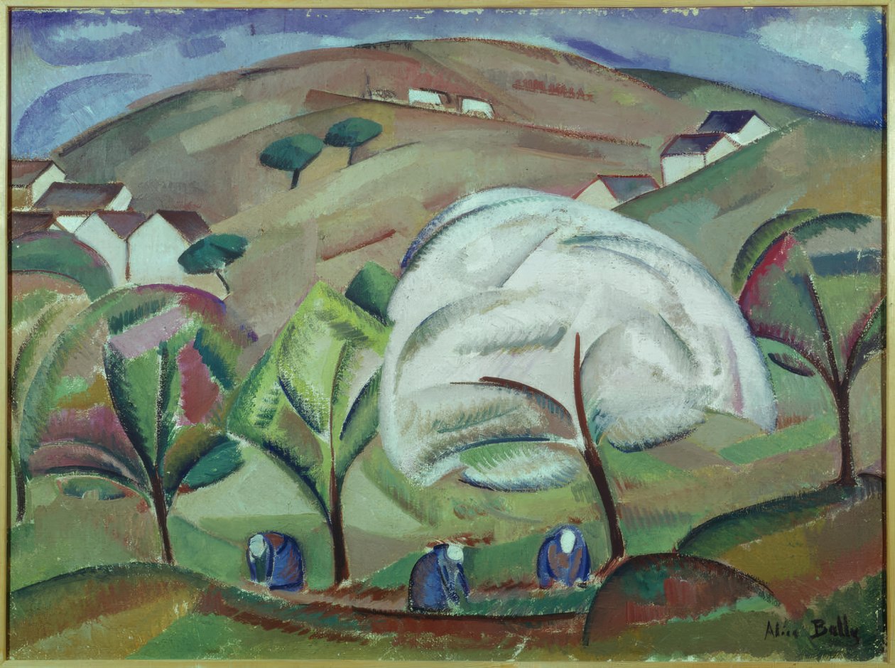 Tanulmány a tavaszról Orsay-ban alkotó: Alice Bailly