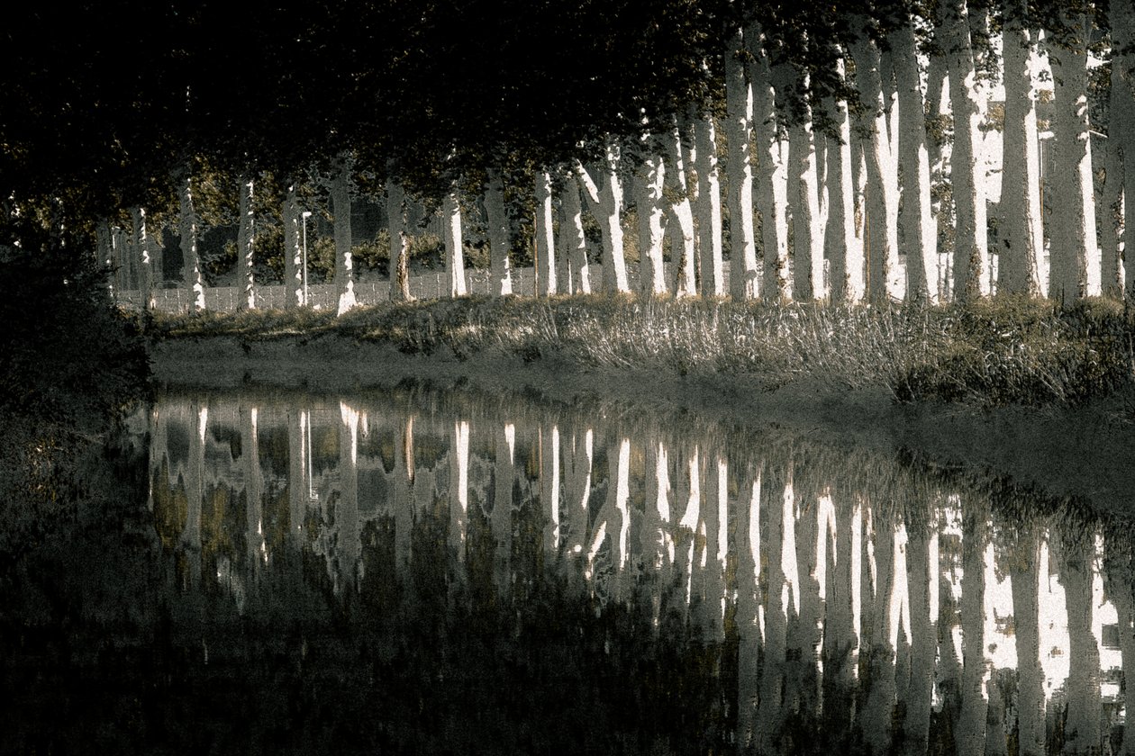 Rendering, 2018 (kézzel átfestett fotó) alkotó: Alice Gur-Arie