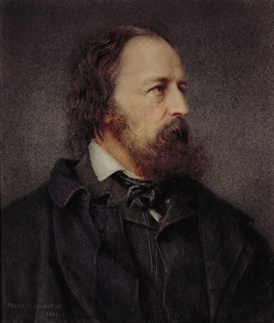 Lord Alfred Tennyson (1809-92) alkotó: Alice Hambidge
