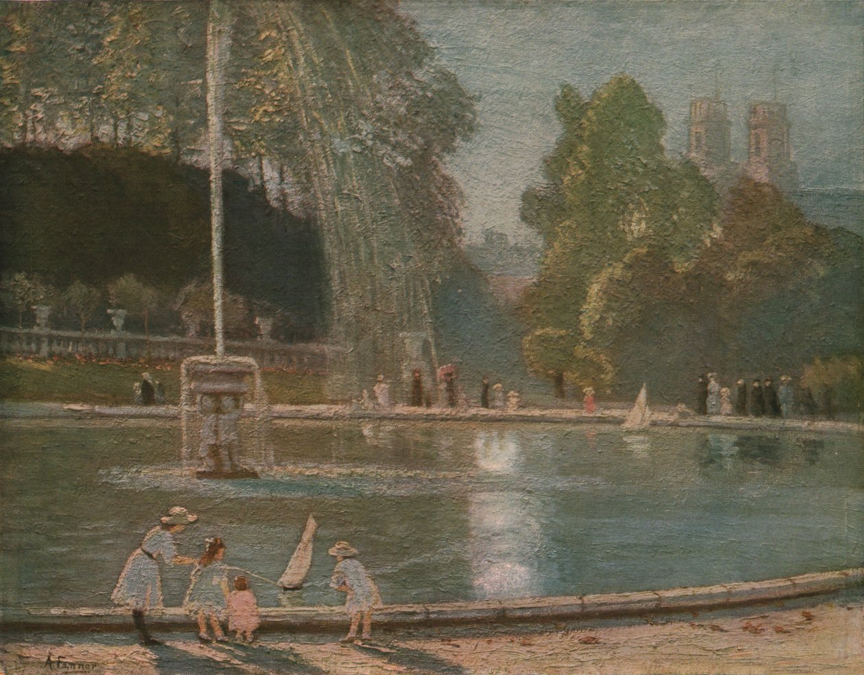La Fontaine, 19. század vége – 20. század eleje, 1930. alkotó: Alice Maud Fanner
