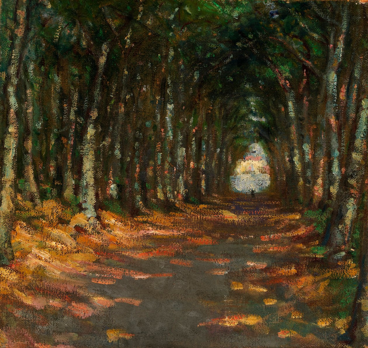 Allee dans le Parc alkotó: Alice Pike Barney