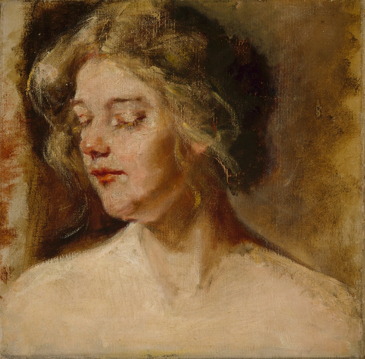 Szőke stúdió modell alkotó: Alice Pike Barney