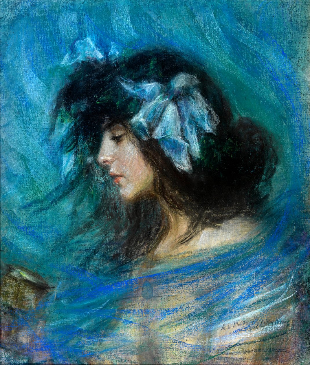 Álomország, 1906 körül (pasztell, papír) alkotó: Alice Pike Barney
