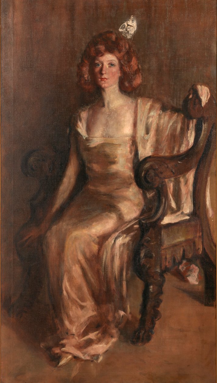 Evalina Palmer szicíliai, kb. 1911. alkotó: Alice Pike Barney