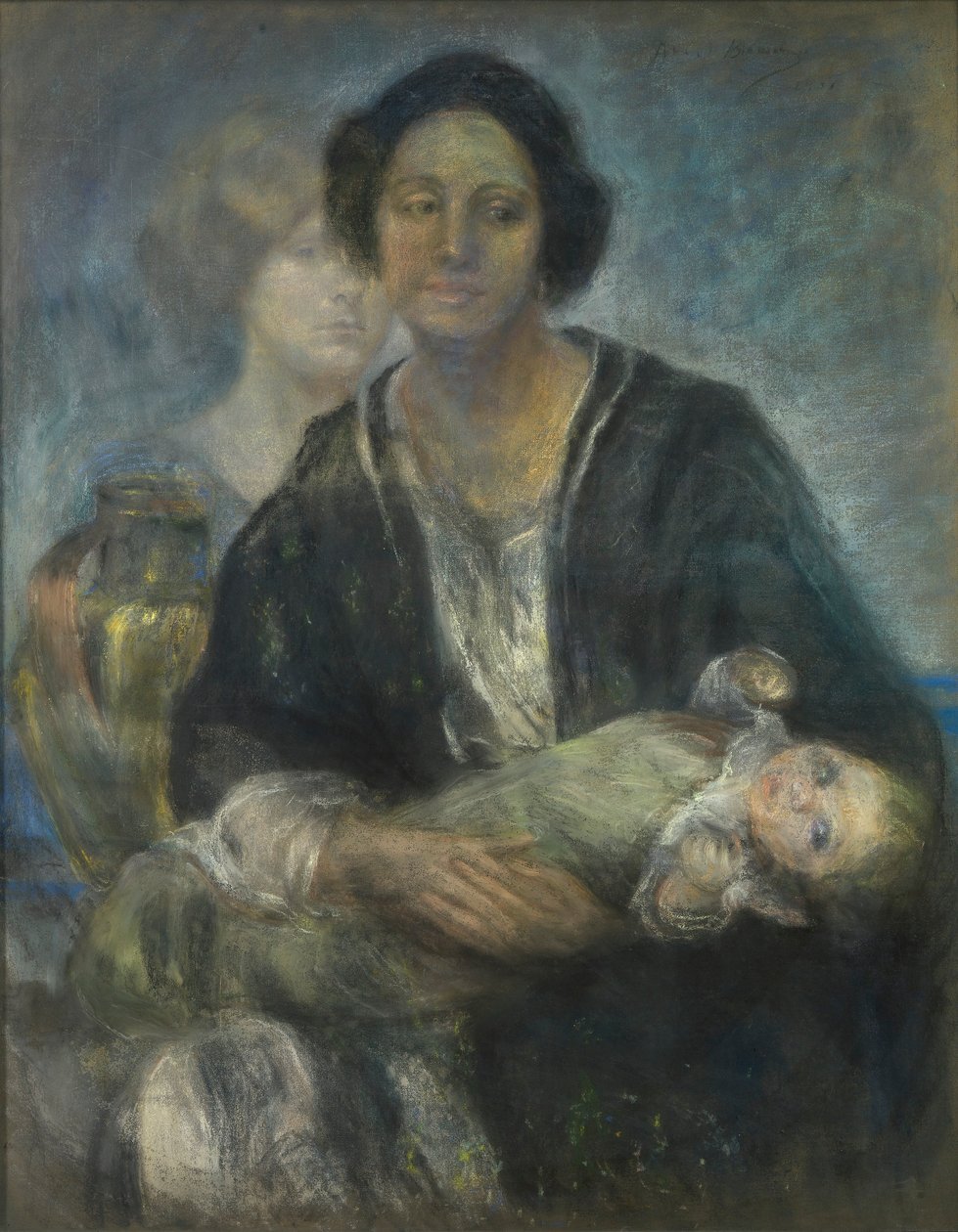 Olasz nő gyermekkel alkotó: Alice Pike Barney