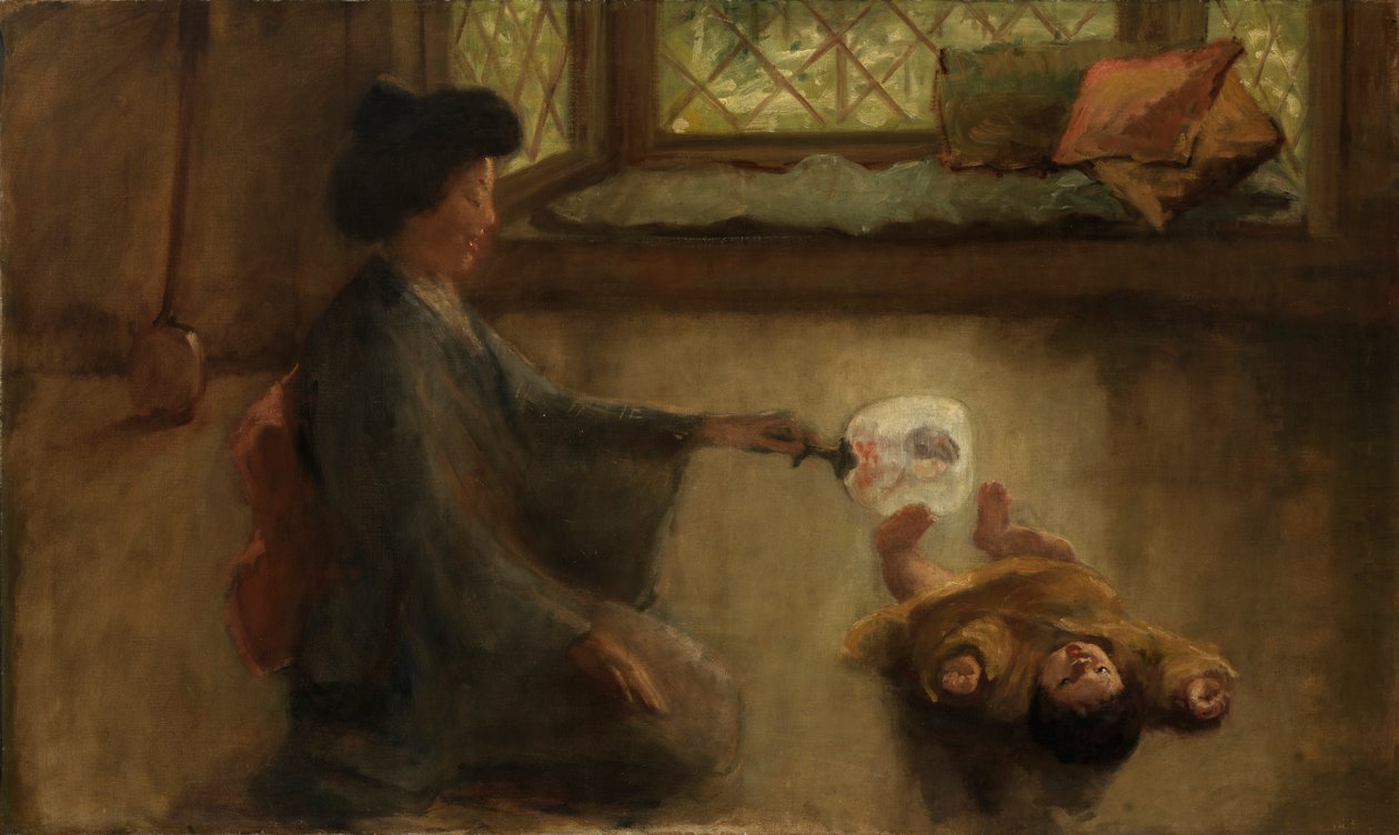 Japán altatódal, kb. 1903. alkotó: Alice Pike Barney