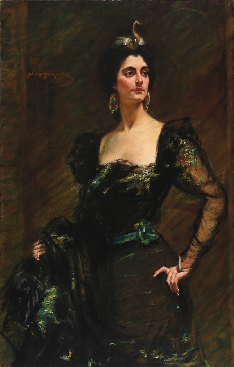 Kate Deering Ridgely, 1900 után. alkotó: Alice Pike Barney