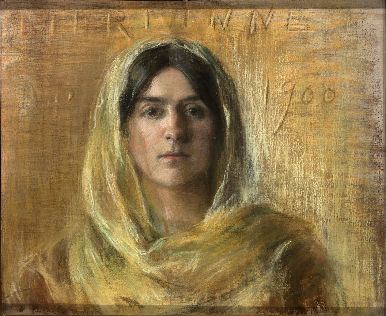 Marianne sárga színben alkotó: Alice Pike Barney