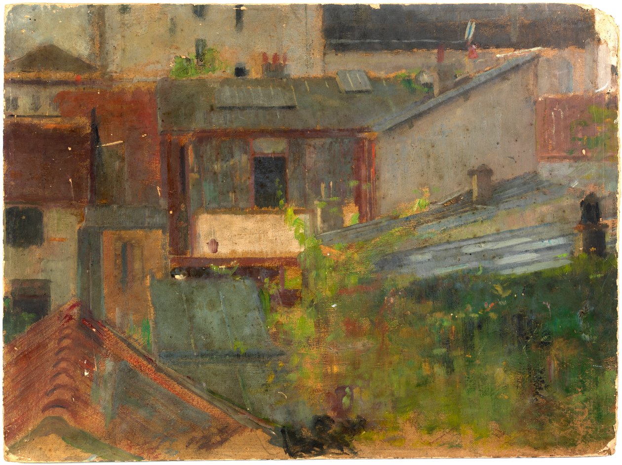 Tetők, kb. 1900. alkotó: Alice Pike Barney