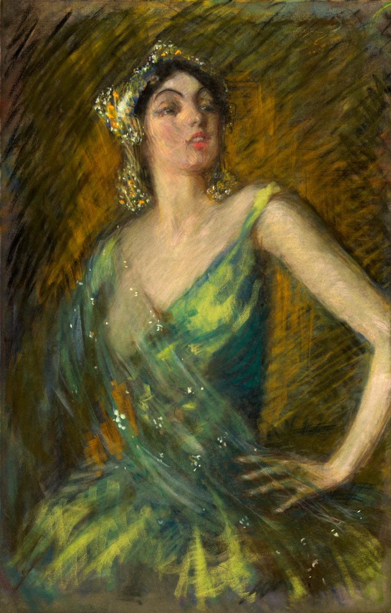 Ruth St. Denis, 1910. alkotó: Alice Pike Barney