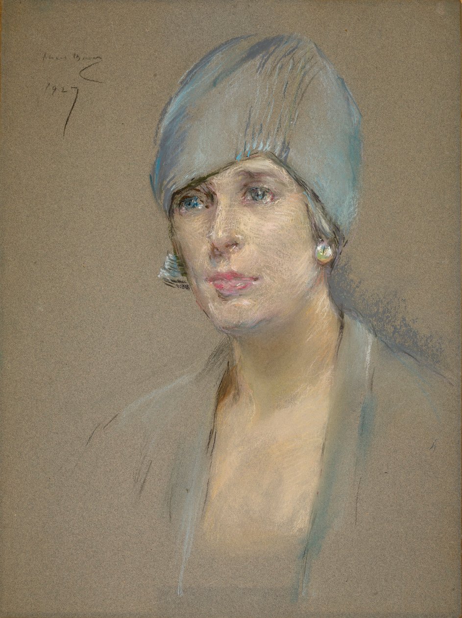 A látogató (Mrs. Richard P. McCullough) alkotó: Alice Pike Barney