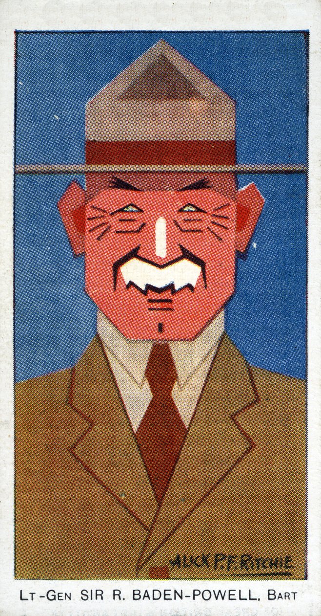 altábornagy. Sir R. Baden-Powell, 1926 alkotó: Alick P. F. Ritchie