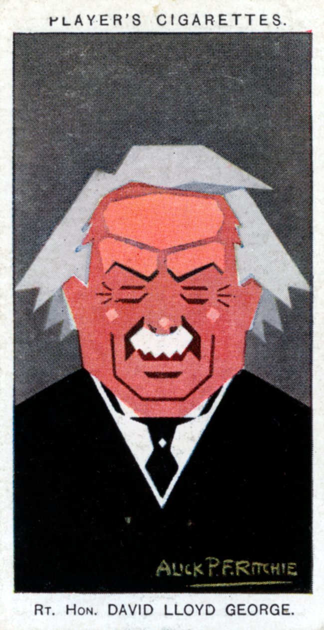 David Lloyd George, 1. Earl Lloyd-George, brit miniszterelnök, 1926. alkotó: Alick P. F. Ritchie