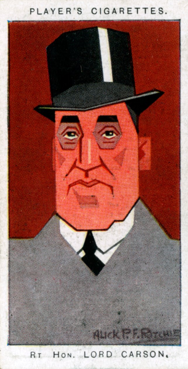 Edward Carson, Carson 1. báró, Ulster vezetője és ügyvédje, 1926. alkotó: Alick P. F. Ritchie