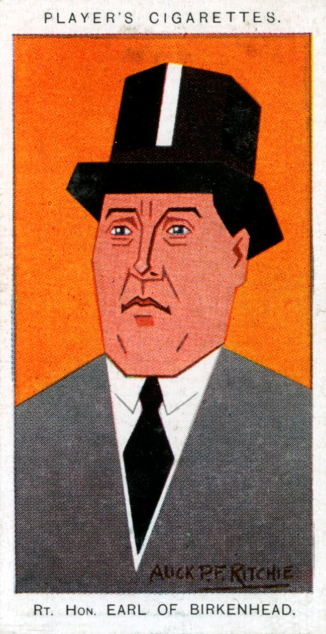 Frederick Edwin Smith, Birkenhead 1. grófja, lordkancellár, 1926. alkotó: Alick P. F. Ritchie